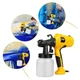 Электрический краскопульт Paint Sprayer, распылитель краски 500 Вт с регулировкой подачи и баком 650 мл (желтый) - изображение 5