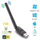 USB WiFi адаптер RT 7601 черный компактный с внешней антенной для ресивера и доступа к интернету - изображение 7