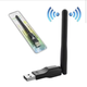 USB WiFi адаптер RT 7601 черный компактный с внешней антенной для ресивера и доступа к интернету - изображение 8