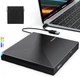 Внешний CD/DVD привод PeroBuno TP620 USB 3.0 + Type-C, запись и чтение дисков, для ноутбука и ПК - изображение 1
