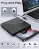 Внешний CD/DVD привод PeroBuno TP620 USB 3.0 + Type-C, запись и чтение дисков, для ноутбука и ПК - изображение 4