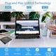 Внешний DVD/CD привод RUIZHI USB 3.0 Type-C, портативный заудиофон для ноутбука и ПК - изображение 2