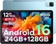 DOOGEE U12 10.1” планшет Android, 24ГБ RAM, 128ГБ, 9000 мАч, WiFi, IPS, Aquamarine Blue - изображение 1