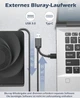 Внешний Blu-ray/DVD привод BD015 USB 3.0 Type-C, Slim оптический дисковод для ноутбука и ПК - изображение 5