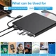 Внешний DVD-привод Kadlun SY-910 USB 3.0/Type-C, CD/DVD RW, портативный оптический привод для ноутбука и ПК - изображение 5