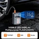 Аккумуляторный автомобильный компрессор ST-9619C 15000 мАч с цифровым дисплеем, для шин, портативный - изображение 3