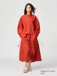 Легкая рубашка UNIQLO на пуговицах 1159839852 (Оранжевый XS) - изображение 2