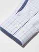 Укороченная рубашка свободного кроя JW ANDERSON UNIQLO в клетку 1159862495 (Голубой XL) - изображение 6