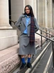 Укороченная рубашка UNIQLO 1159859678 (Синий XL) - изображение 11
