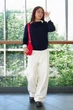 Укороченная рубашка свободного кроя JW Anderson Uniqlo в полоску 1160644867 (Бежевый XXL) - изображение 6