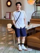 Рубашка в клетку UNIQLO с короткими рукавами 1161496350 (Бежевый XL) - изображение 3