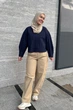 Хлопковая рубашка UNIQLO 1159854266 (Синий XXL) - изображение 13