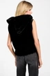 Женская жилетка из экомеха GUESS с капюшоном 1159865167 (Черный S) - изображение 2