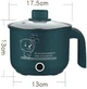 Електрична мультисковорідка 1.8 л портативна з антипригарним покриттям Mini Electric Hot Pot 2 режими - зображення 5