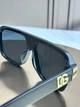 Сонцезахисні окуляри Dolce & Gabbana DG4507 чорні прямокутні темна лінза унісекс оригінал - зображення 8