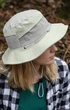 Панама туристическая водостойкая с широкими полями UPF 50+ Gray and Green - изображение 2