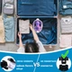 Повнолицева панорамна L/XL Снорклінг Маска для плавання VelaSport 1.0 на все обличчя для купання пірнання мономаска з трубкою та клапаном з кріпленням для екшн камери дитячі та дорослі Lavender - зображення 7