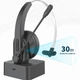 Гарнитура BauTech Bluetooth 5.4 с микрофоном и шумоподавлением Чёрный (1014-946-00) - изображение 2