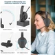 Гарнитура BauTech Bluetooth 5.4 с микрофоном и шумоподавлением Чёрный (1014-946-00) - изображение 3