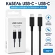 Кабель для Samsung USB-C — USB-C, 45W 5A, для швидкого заряджання, чорний колір - зображення 1
