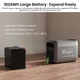 Портативна зарядна станція FOSSiBOT F1800, Power 1800W / 1024Wh LiFePO4 літій-залізо-фосфат - зображення 8