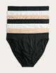 Набор женских трусиков из микрофибры Marks&Spencer High legs 14(42) 7 шт opaline mix 0257 - изображение 1