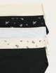 Набор женских трусиков из модала Marks&Spencer High legs 14(42) 5 шт white flower 0255 - изображение 7