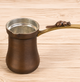 Турка джезва ZH медная 'LUWAK патина' 170 мл с латунной ручкой (с фигуркой зверька LUWAK) - изображение 3