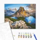 Картина за номерами Brushme Озера біля скель гори 40x50 см BS21610 - зображення 2