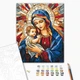 Картина по номерам Матерь Божья с Дитям 40x50 BS54325 - изображение 2