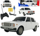 Машинка на пульте Lada ВАЗ 2107 1:12, радиоуправляемая машинка Жигули, RC автомобиль классика, авто на радиоуправлении для детей, машинка с подсветкой, с аккумулятором + батарейки в пульт в подарок - изображение 2