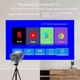 Портативний мультимедійний проєктор 4K Android A10 з Wi-Fi 2.4/5 ГГц, Bluetooth 5.2, автофокусом і автокоригцією трапеції - зображення 4