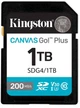 Карта памяти Kingston 1TB SDXC сlass 10 UHS-I U3 V30 Canvas Go Plus G4 (SDG4/1TB) - изображение 1