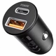 Автомобільний зарядний пристрій Proove Tiny Power Pro 65W PD65W+QC3.0 (1USB-A/1C) (Black) (259228) - зображення 3