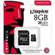 Карта пам'яті Kingston Industrial microSDHC 8GB UHS-I U3 V30 + SD-адаптер (SDCIT2/8GB) - зображення 3