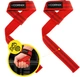 Лямки атлетические для тяги Cornix Lifting Straps XR-0505 Красные - изображение 6