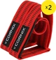 Лямки атлетические для тяги Cornix Lifting Straps XR-0505 Красные - изображение 7