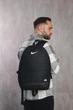 Рюкзак черный Nike с белым логотипом, 18х47х33 см, 25 литр - изображение 2