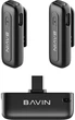 Петличный микрофон беспроводной Bavin MP-106 AI noise reduction Type-C Black - изображение 1
