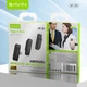 Петличний мікрофон бездротовий BAVIN MP-106 AI noise reduction Type-C Black - зображення 2