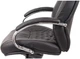 Кресло АКЛАС Луизиана MB (GB-242CC) (Кожа LC-A Black/PU Black) - изображение 9