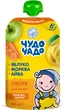 Упаковка пюре Чудо-Чадо Яблоко, морковь, айва "Румяные щечки" натуральное с 5 месяцев 90 г x 16 шт (4820003688601) - изображение 3