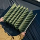Килимок туристичний складаний одномісний IXPE Naturehike CNK2650WS010 з алюмінієвою плівкою, 200x60x2.3 см, зелений - изображение 3