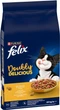 Сухой корм для взрослых кошек Purina Felix Doubly Delicious с курицей, индейкой и свёклой 10 кг (8445292289405) - изображение 3