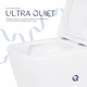 Унитаз подвесной Qtap Crow безободочный с сиденьем Soft-close QT05335171W - изображение 5