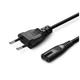 Кабель питания C7 2m black ColorWay (CW-CBP085-BK) - изображение 2