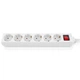 Сетевой фильтр питания REAL-EL RS-6 Protect M 5m, white (EL122300035) - изображение 2