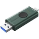 USB флеш накопитель Kingston 256GB DataTraveler Duo USB 3.2 / Type-C Black/Green (DTDEG2/256GB) - изображение 6