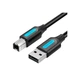 Кабель для принтера USB 2.0 AM/BM 1.0m 480Mbps PVC black Vention (COQBF) - изображение 2