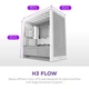 Корпус для ПК NZXT H3 Flow All White (CC-H31FW-01) - изображение 2